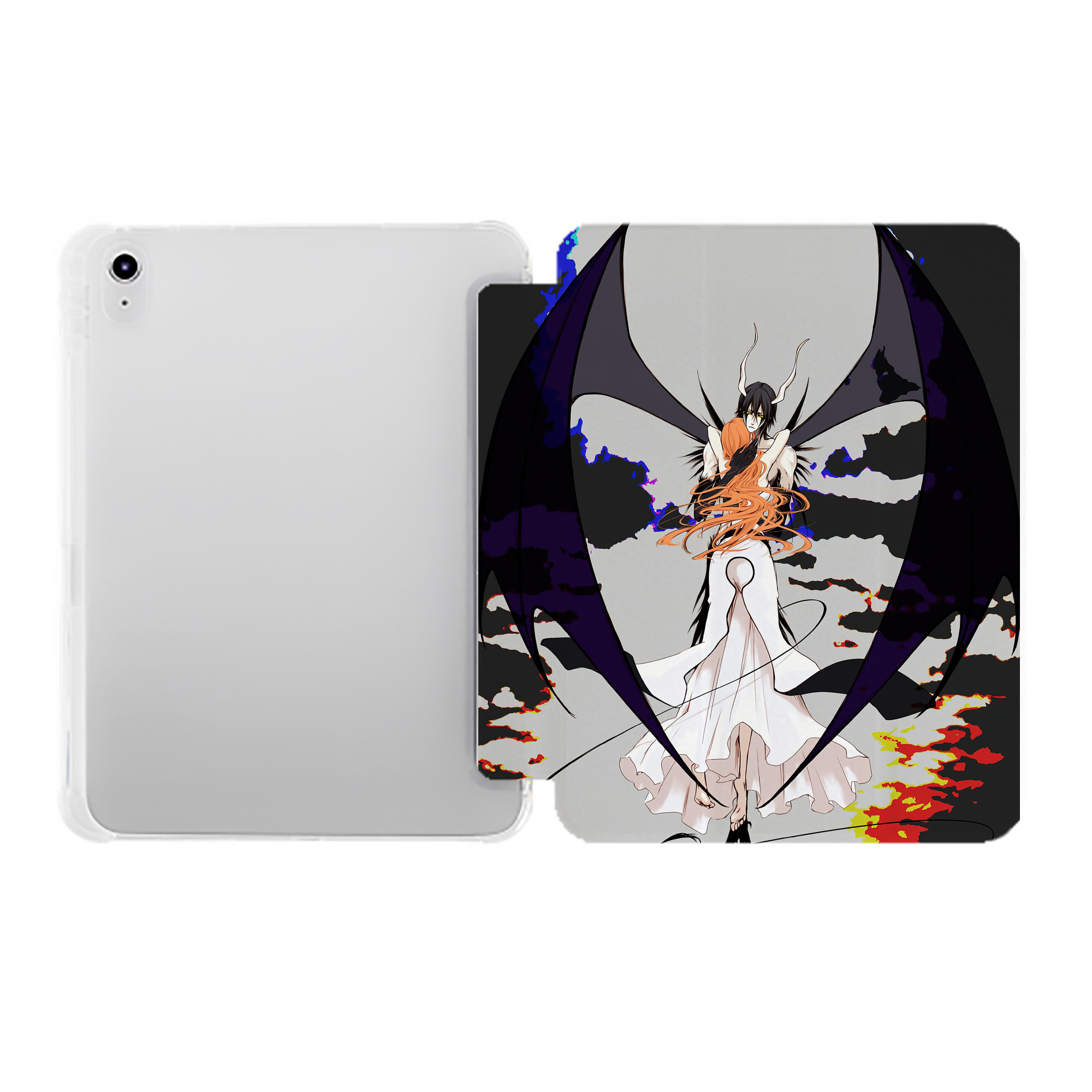 （画像用） ブリーチ BLEACH IPad ケース ペン収納付き 三つ折りスタンド PUレザー×シリコン 対応機種9.5/10.5/10.9インチ